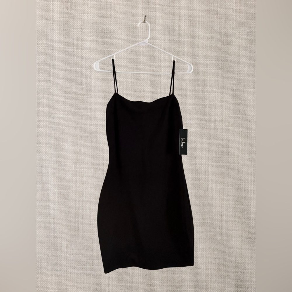 Flaunt It Black Bodycon Dress